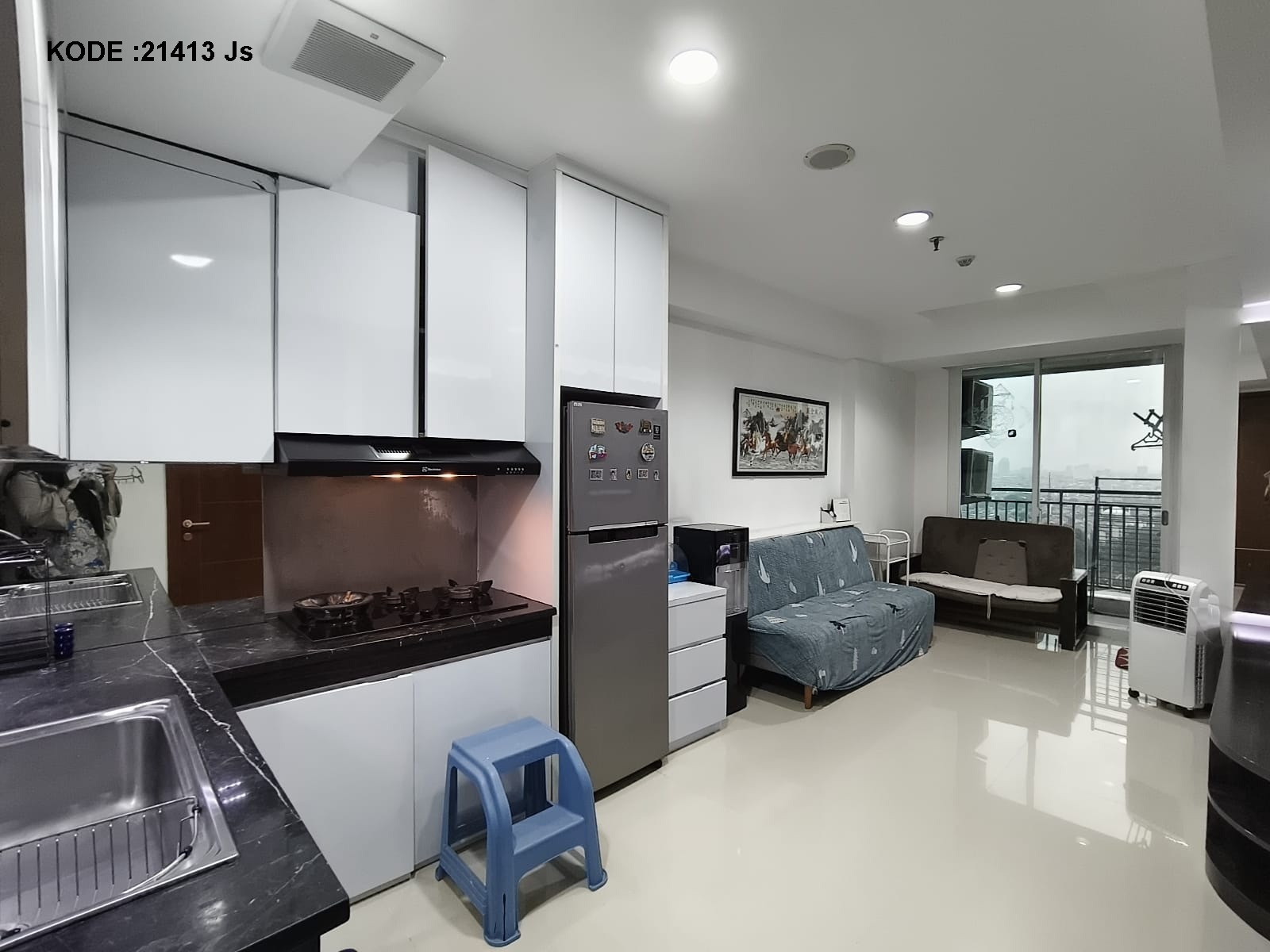  Disewa Apartemen Springhill Terrace, Full Furnish, Luas 59 Meter, Kode :21413 Js