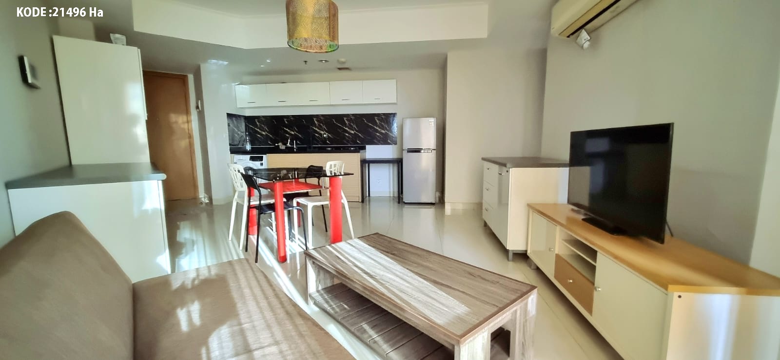 Disewa Apartemen The Mansion, Full Furnish, Luas 73 Meter, Kode :21496 Ha