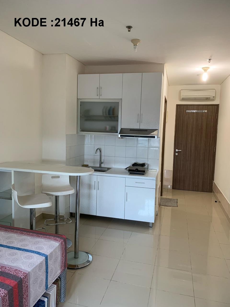 Disewa Apartemen Sunter Icon, Furnish, Luas 27 Meter, Kode :21467 Ha